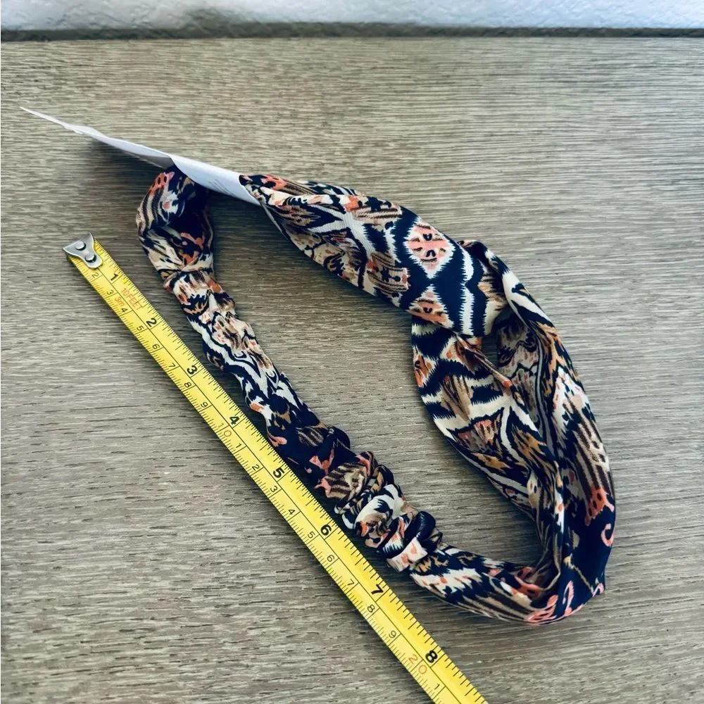 Headband Boho Print Hair Wrap Accessory